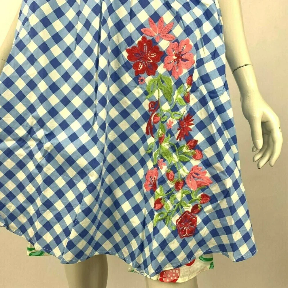 Matilda Jane DUTCH APPLE Skirt Blue Embroidere NWT‎